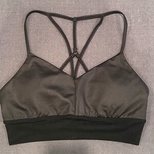 ALO Yoga Black Strappy Bralette